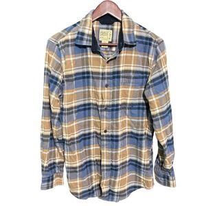 Grove and Hollow Shirt Mens Medium Flannel Long Sleeve Button Down Barn Work